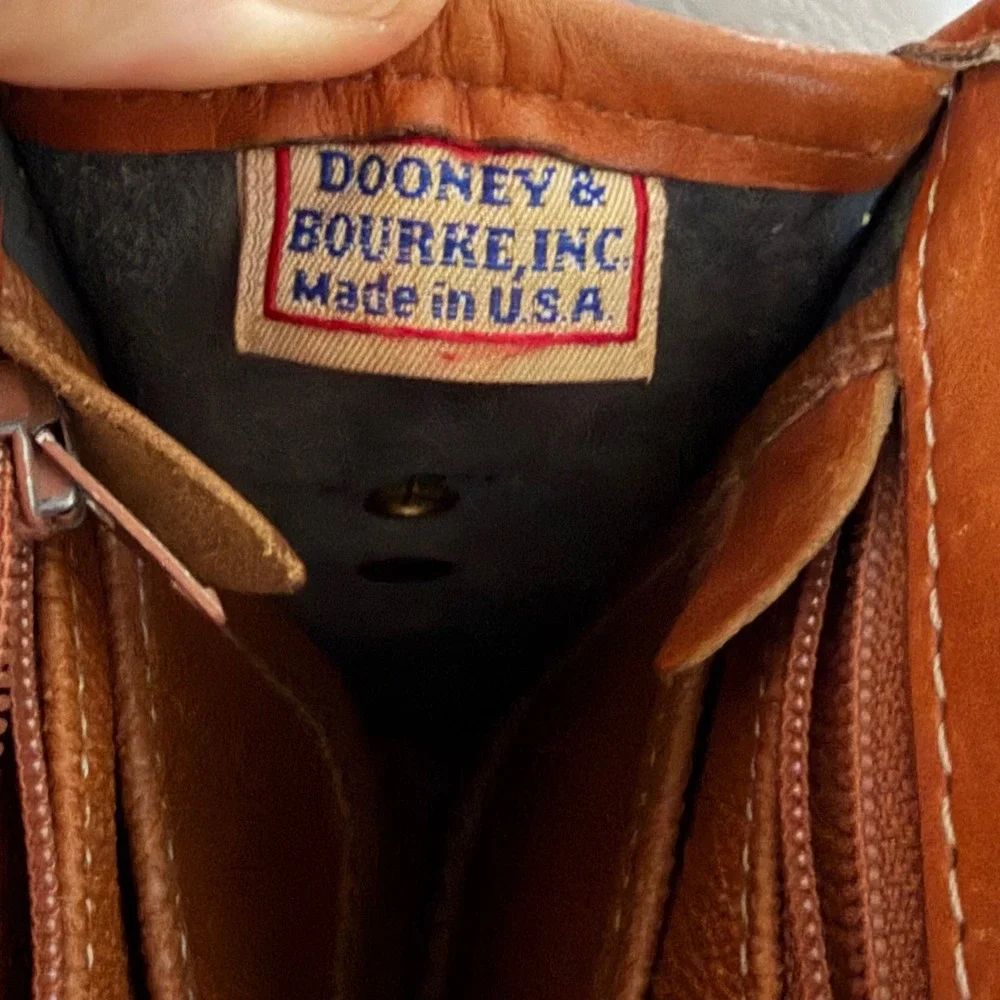 Vintage Dooney & Bourke All Weather Leather Clutch Replacement No Purse Strap